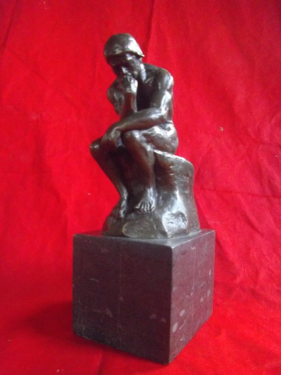 Auguste Rodin Der Denker Bronze auf Sockel