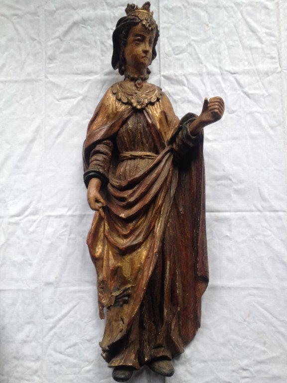 Heilige Katarina von Alexandriner 17Jh
