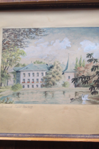 Neidhard Schloß Romberg Aquarell 24-17 cm