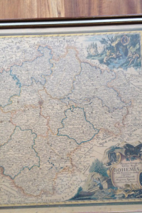 Tschechien Böhmen Landkarte
