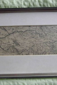 Nordrhein Westfallen alte Karte 37-13 cm
