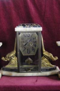 Kamin-Uhr Art Deco