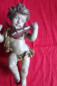 Engel mit Geige Barock