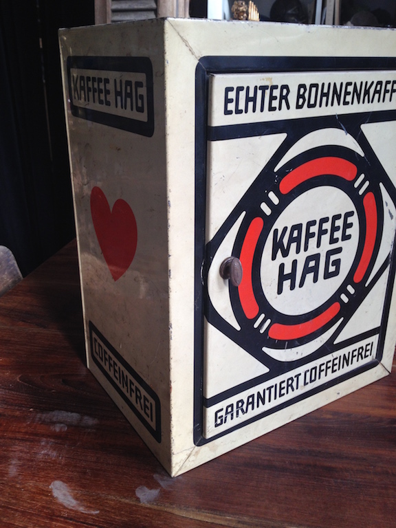 Verkaufs-Vitrine Kaffee Hag