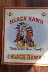 Black Hawk Blechschild
