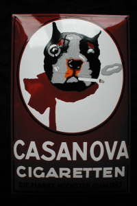 Casanova Cigaretten Emaischild