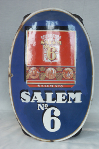 Salem Nr.6 Cigaretten Emailschild