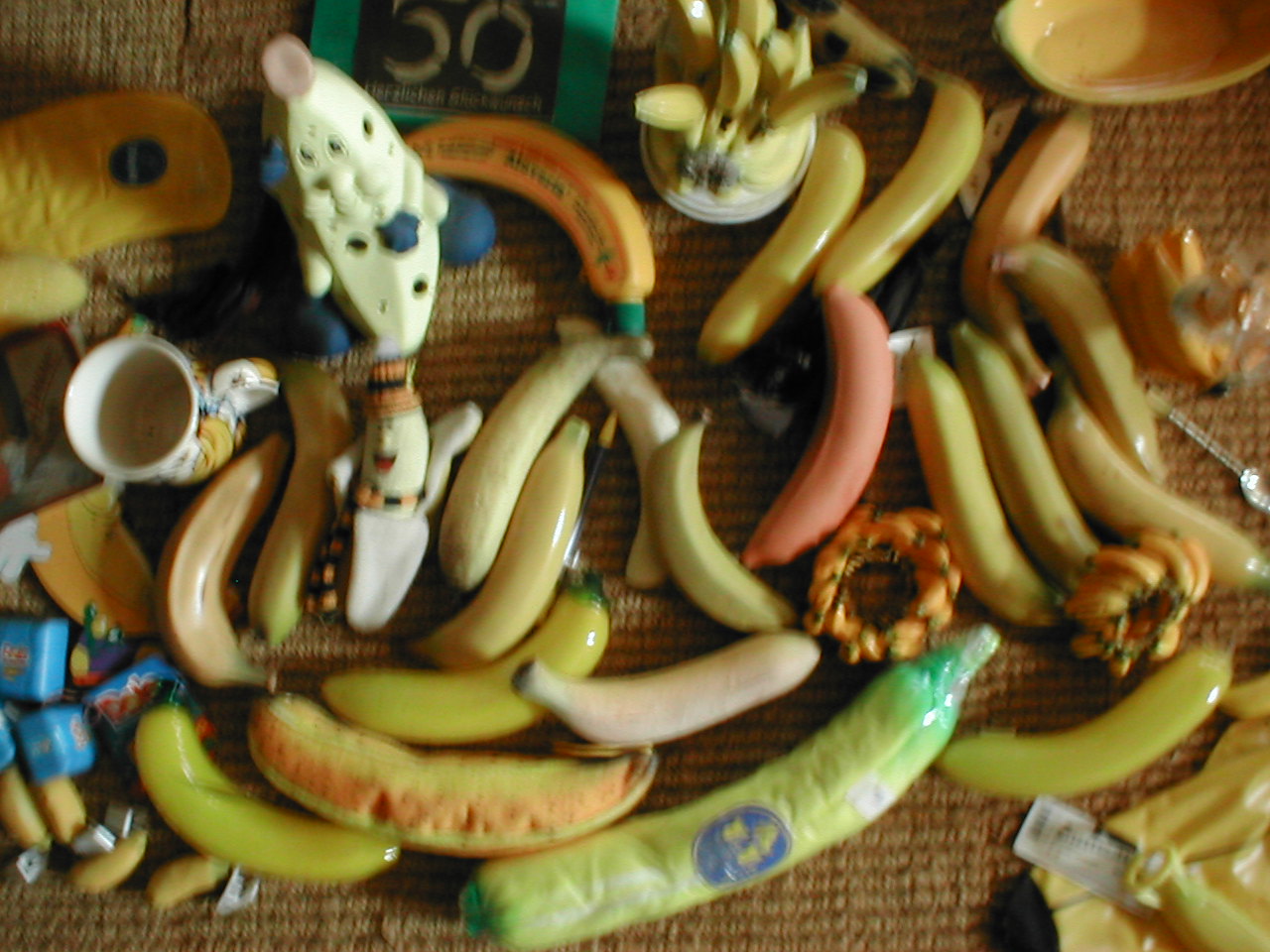 Bananensammlung